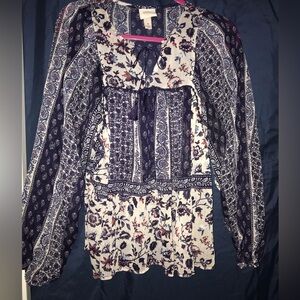 Knox Rose boho flowy blouse